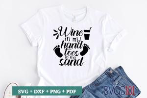 Wine In My Hand Toes In The Sand