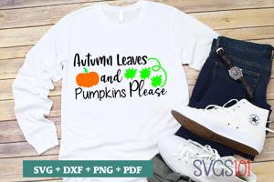 Autumn Leaves And Pumpkins Please