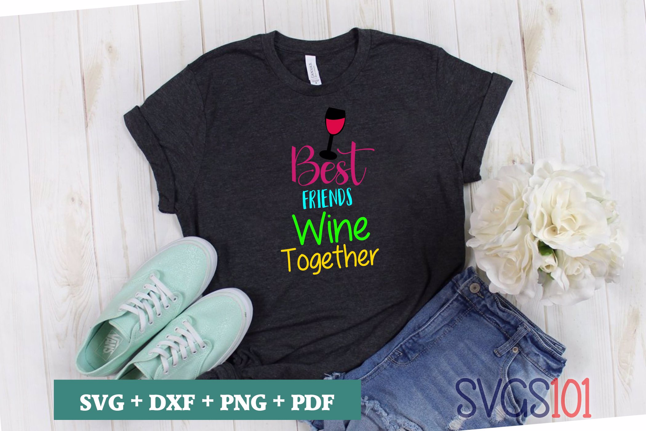 Download Best Friends Wine Together SVG Cuttable file - DXF, EPS ...