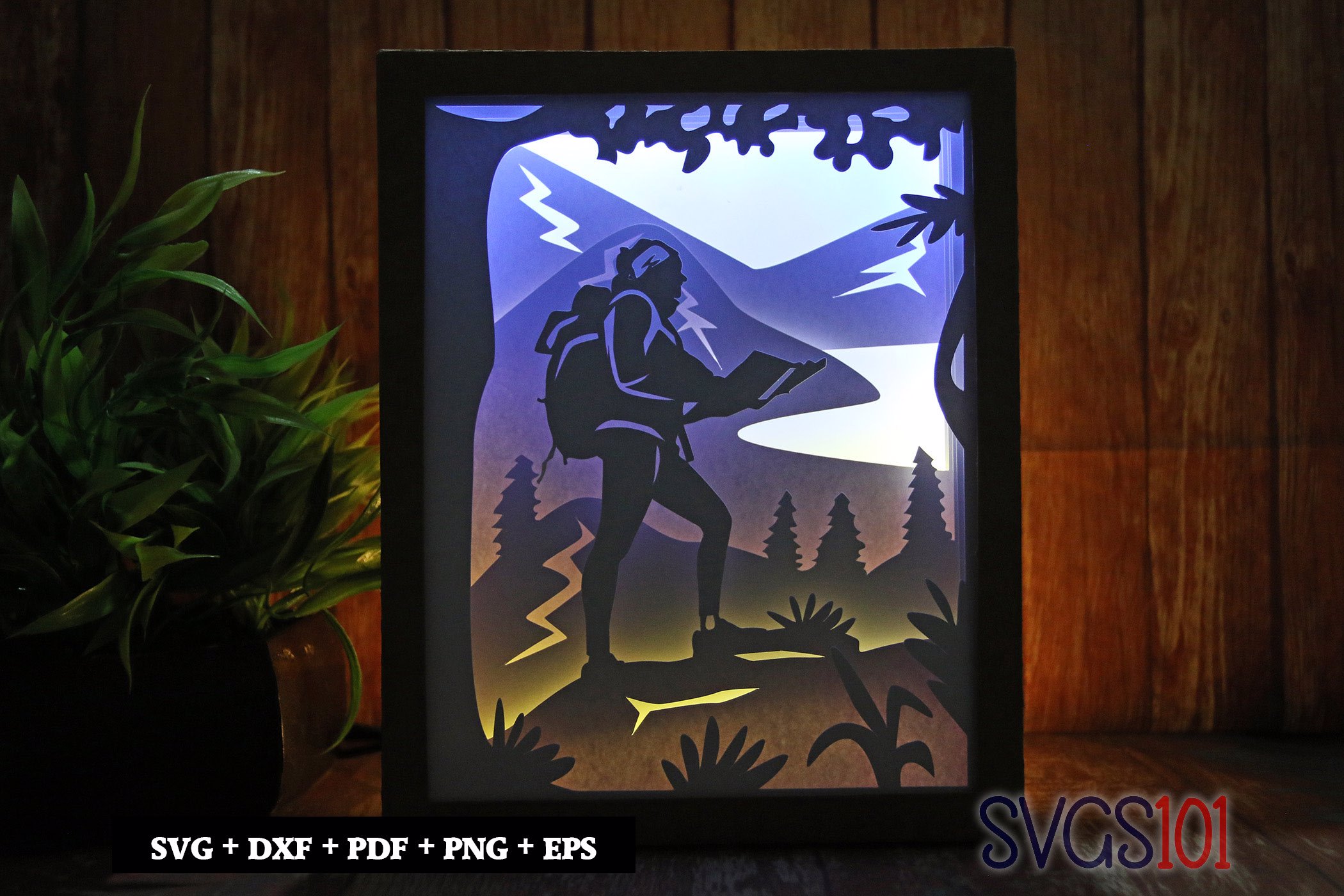 Trekking DIY Shadow Box Light Box 8x10