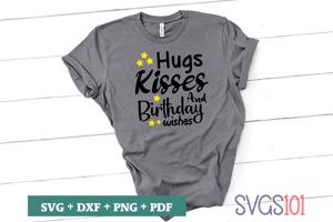 Hugs kisses and birthday wishes
