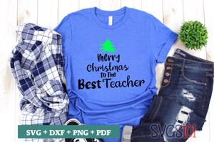 Merry Christmas To The Best Teacher