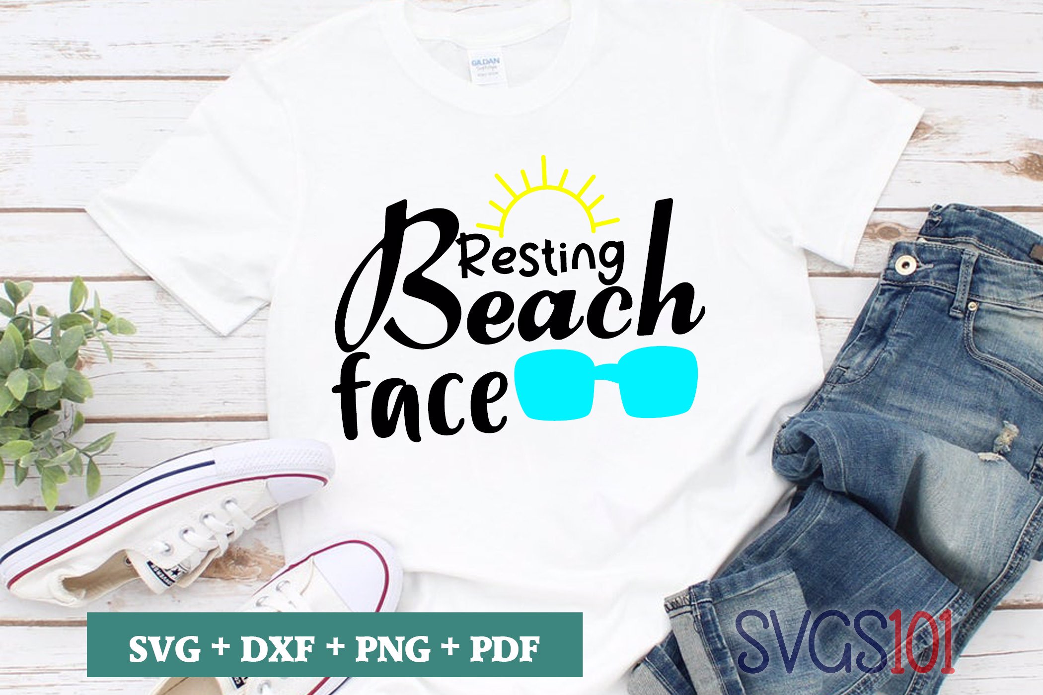 Resting Beach Face