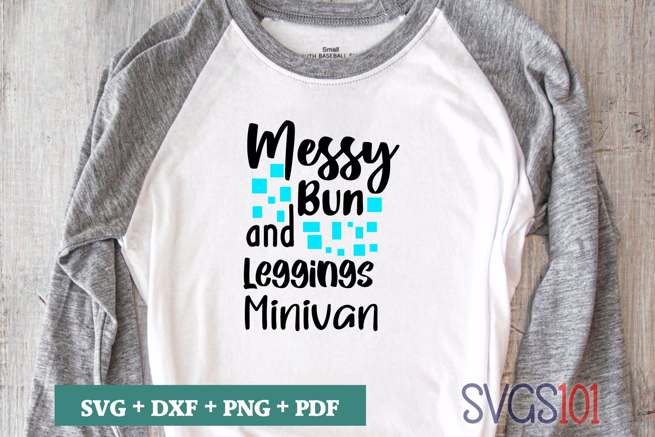 Messy Bun Leggings Minivan