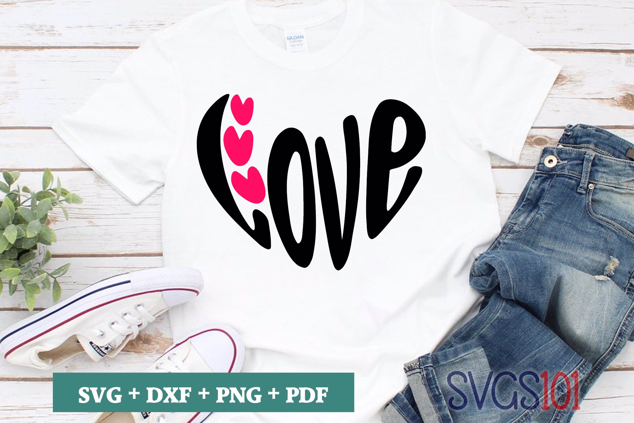 Love SVG Cuttable file - DXF, EPS, PNG, PDF | SVG Cutting File