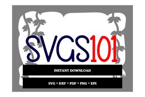 Elephant in Jungle Paper 3D Shadow Box SVG 5x7