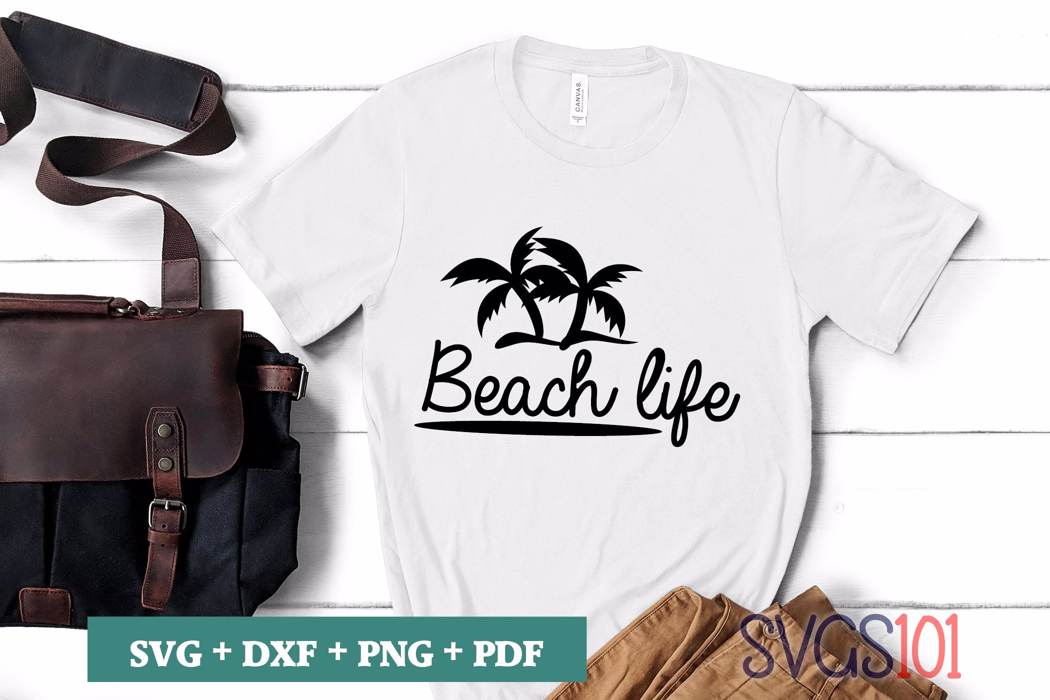 Beach Life SVG Cuttable file - DXF, EPS, PNG, PDF | SVG Cutting File