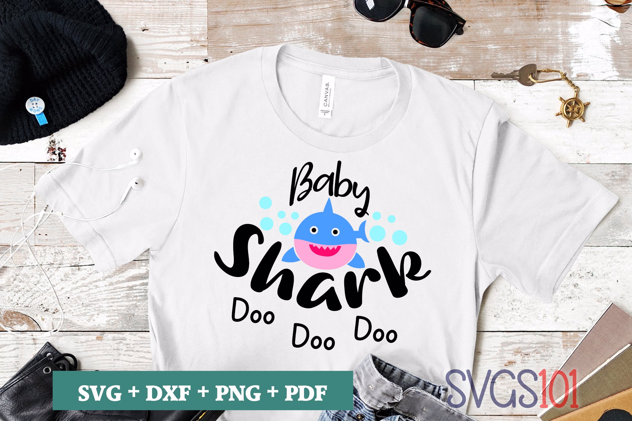 Download Baby Shark Doo Doo Doo SVG Cuttable file - DXF, EPS, PNG ...