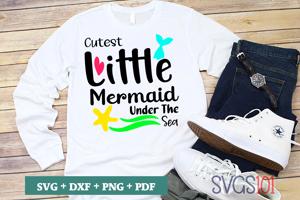 Girls  Cutest Little Mermaid Under The