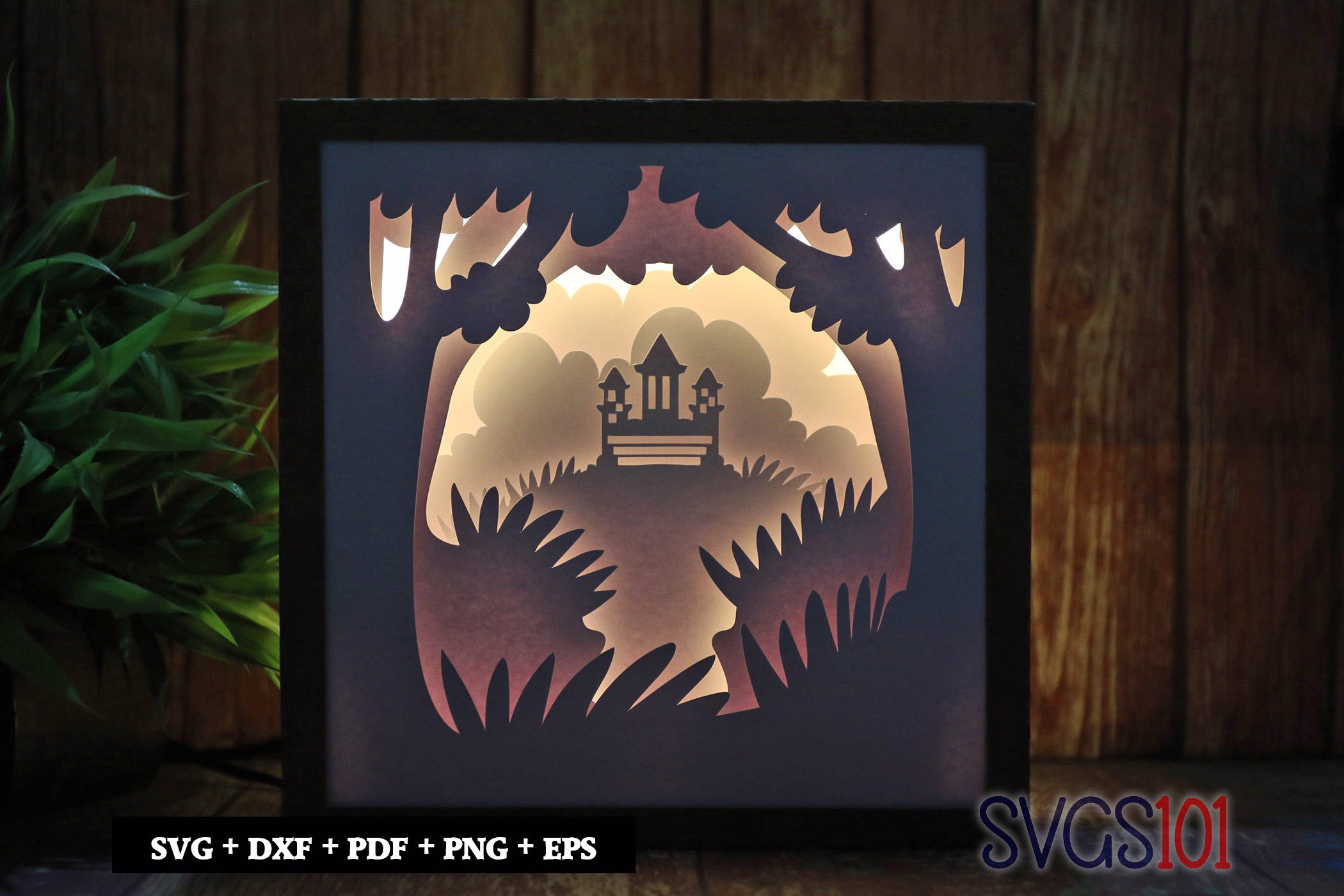 Old Palace DIY Shadow Box Light Box 8x8, 12x12