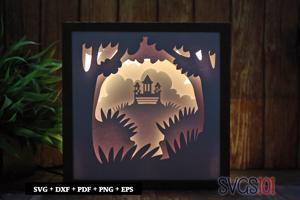 Old Palace DIY Shadow Box Light Box 8x8, 12x12