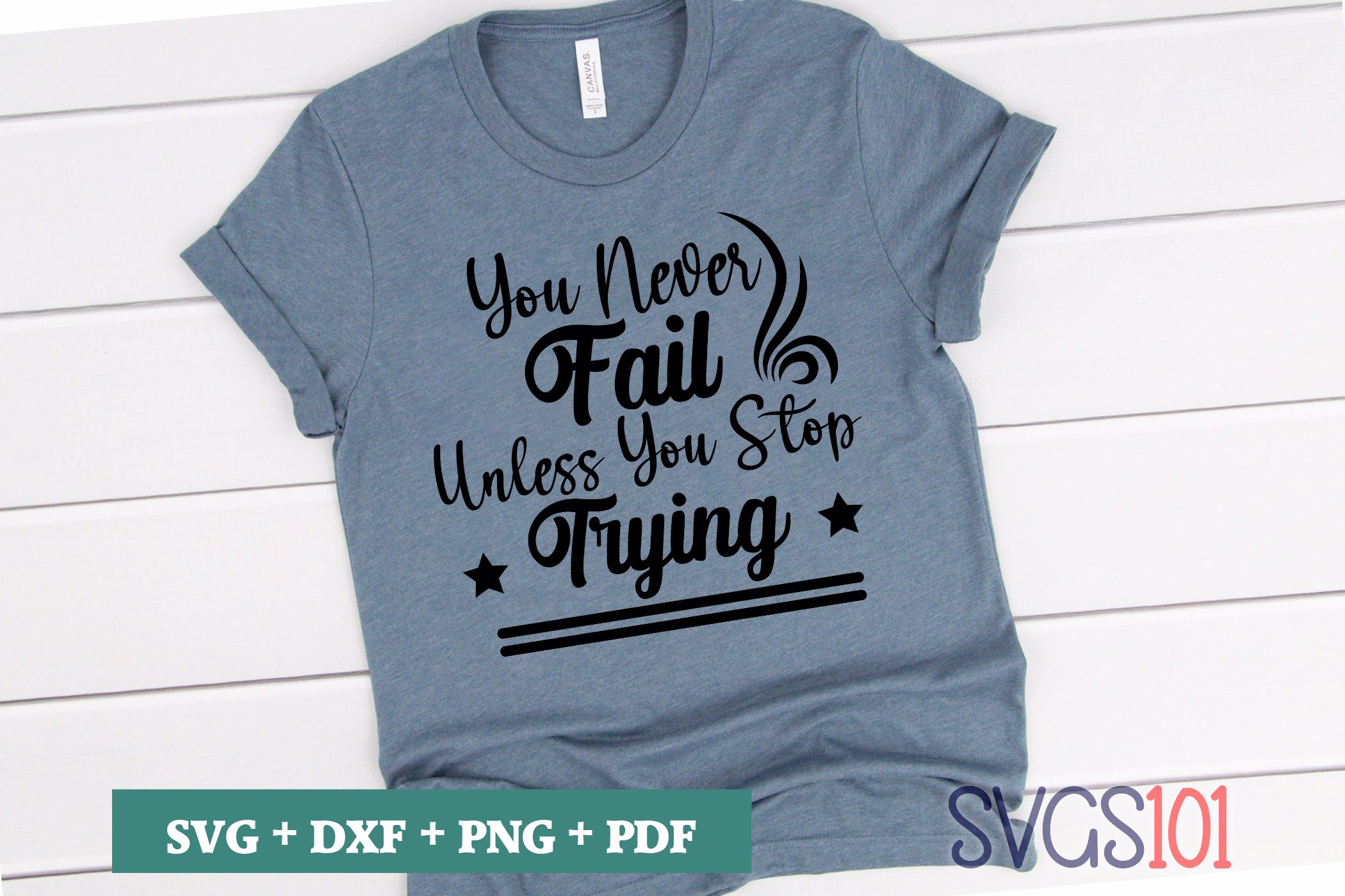 You Never Fail Unless You Stop Trying