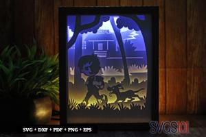 Back to School DIY Shadow Box Light Box 8x10