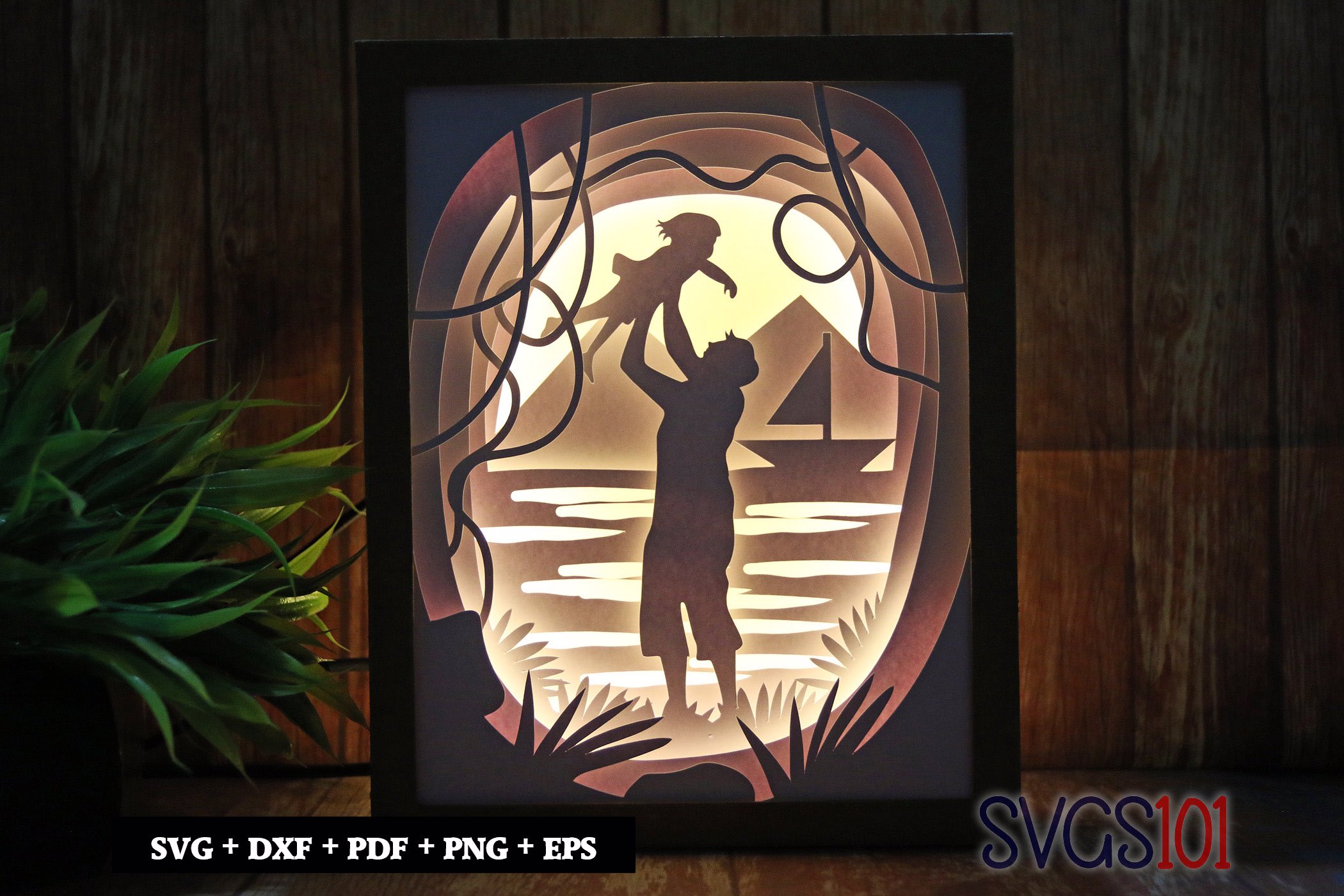 Cute Sceneary DIY Shadow Box Light Box 8x10