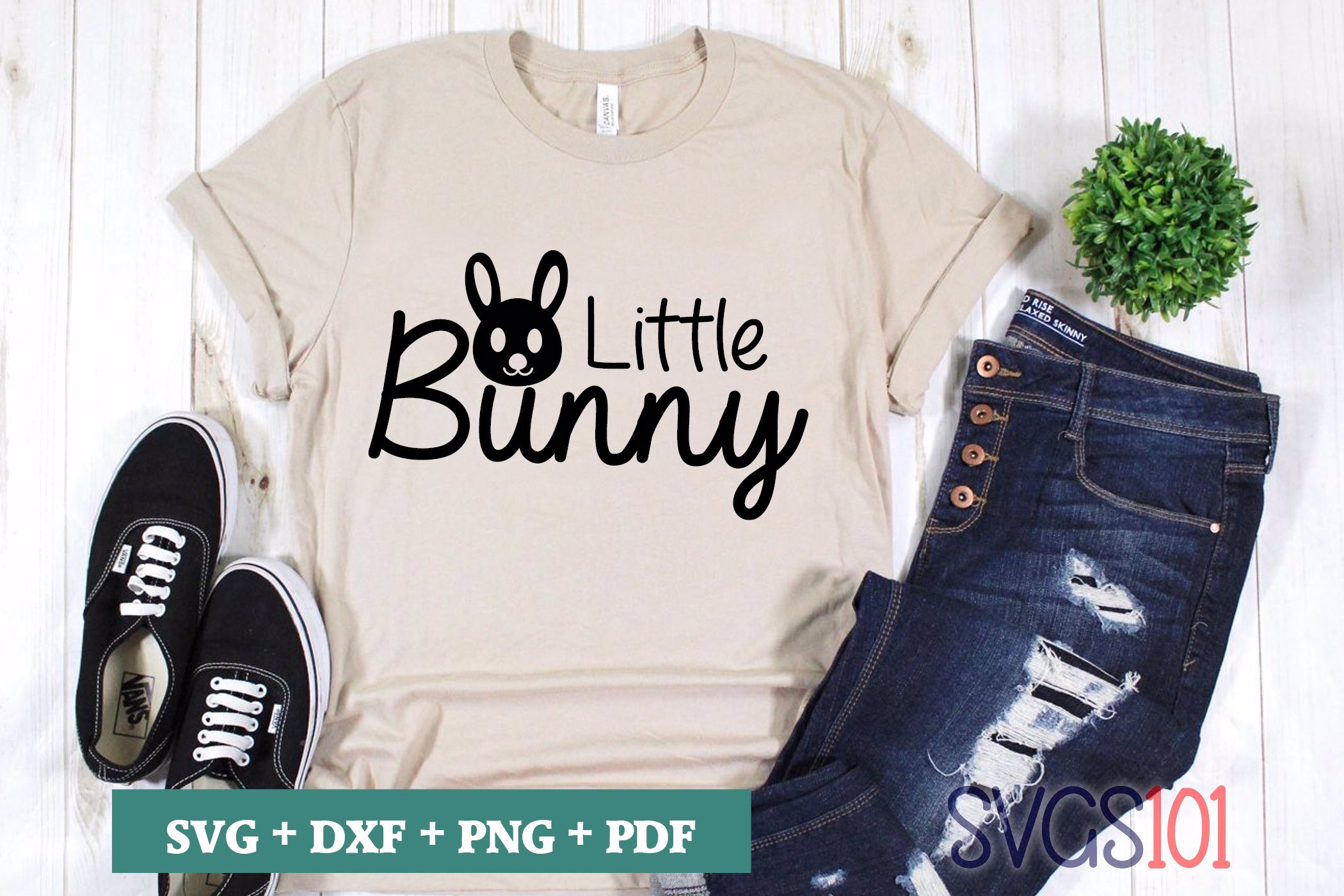 Download Little Bunny SVG Cuttable file - DXF, EPS, PNG, PDF | SVG ...