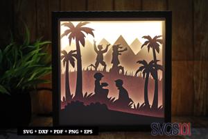 Little Kids Shadow Box Light Box 8x8, 12x12