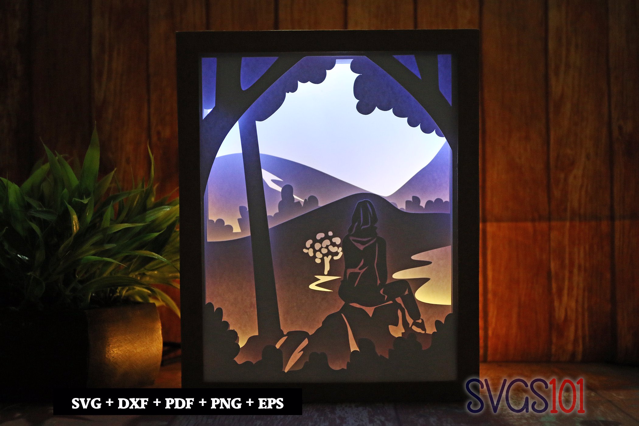 Explorer Women Light Box SVG 8x10 Portrait